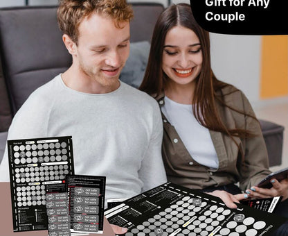 The Love Game – Couples playing scratch card game