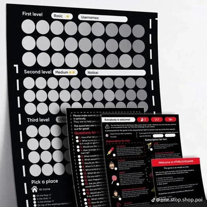 The Love Game Rubbelkarte – Spielanleitung